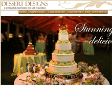 Tablet Screenshot of dessertdesignsbyleland.com